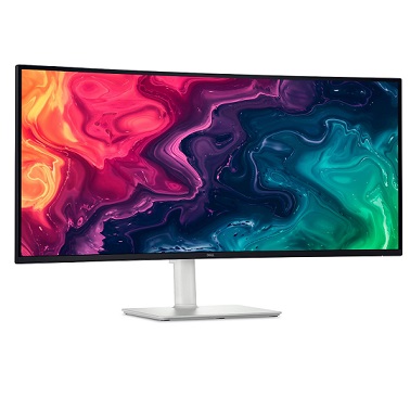 מסך מחשב עסקי 34 אינץ' רמקולים מובנים דל Dell S3425DW 34 Plus USB-C Monitor 34 Inch Curved 3440x1440 WQHD 120Hz VA 2xHDMI USB-C Speaker